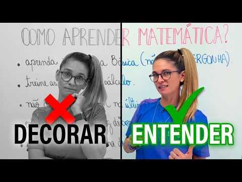 Thumbnail da aula: COMO ESTUDAR MATEMÁTICA: O GUIA COMPLETO PARA ARRASAR NA DISCIPLINA
