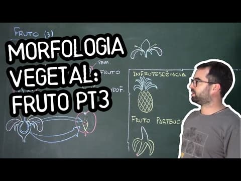 Thumbnail da aula: Organologia do Fruto (Morfologia) pt3 - Aula 22: Botânica (Prof. Guilherme)