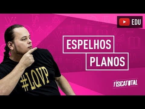 Thumbnail da aula: òptica | Reflexão em espelhos planos | ENEM e vestibulares
