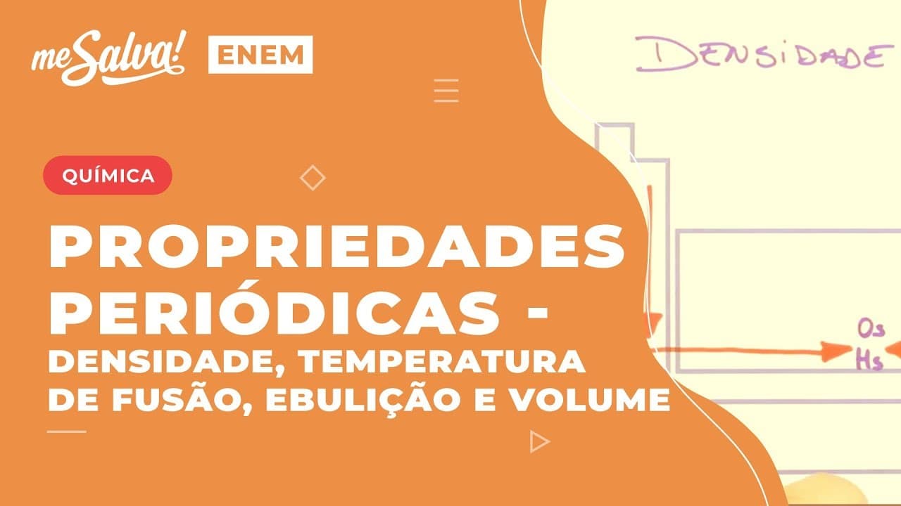 Thumbnail: Densidade, Temperatura de Fusão, Ebulição e Volume Aula 8 - TPE08