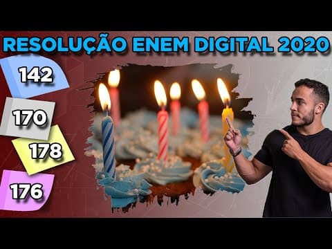 Thumbnail da aula: 🟢 Questão 142 - Caderno Azul | Sistemas de Equações | MATEMÁTICA ENEM DIGITAL 2020