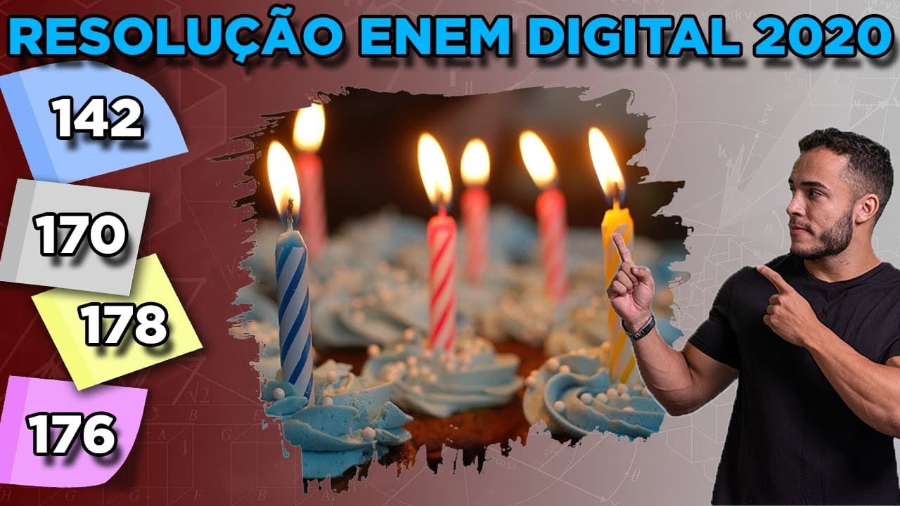 Thumbnail: 🟢 Questão 142 - Caderno Azul | Sistemas de Equações | MATEMÁTICA ENEM DIGITAL 2020