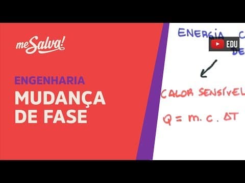 Thumbnail da aula: Me Salva! PSP01 - Mudanças de Fase - Termodinâmica