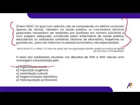 Thumbnail da aula: ENEM 2024 - TRABALHO, ECONOMIA E SOCIEDADE | Tal qual num exército, não se compreende um efetivo...