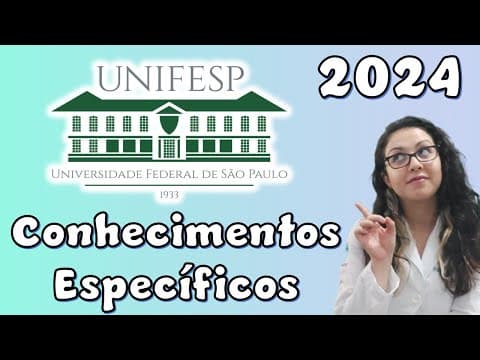 Thumbnail da aula: UNIFESP 2024 - Correção de Biologia - Prova de Conhecimentos Específicos - Biologia com Pâm