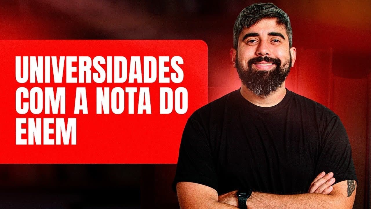 Thumbnail: COMO USAR A NOTA DO ENEM PARA ENTRAR EM UNIVERSIDADES | Proenem