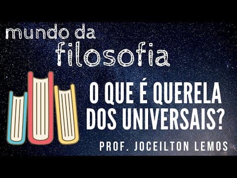Thumbnail da aula: O que é Querela dos Universais?