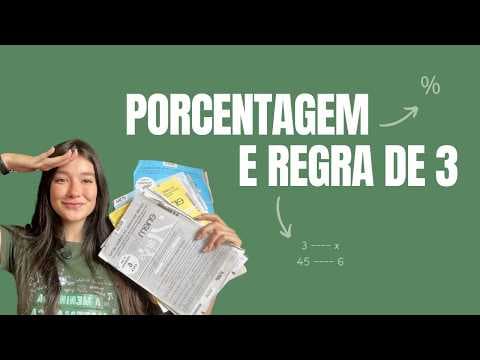 Thumbnail da aula: Acerte MAIS no ENEM: Domine Porcentagem e Regra de 3! #Enem #Matemática