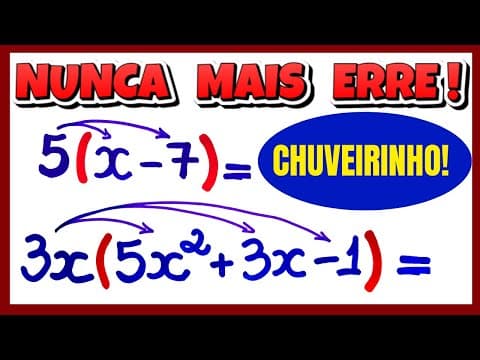 Thumbnail da aula: PROPRIEDADE DISTRIBUTIVA DA MULTIPLICAÇÃO!! APRENDA AGORA!!