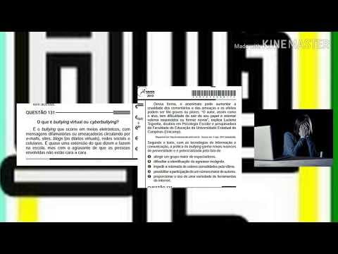 Thumbnail da aula: Enem 2013 linguagens caderno amarelo questão 131