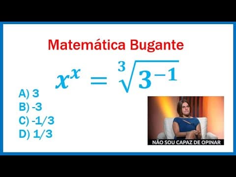 Thumbnail da aula: 🔥 NINGUÉ CONSEGUE RESOLVER ESSA EQUAÇÃO!!!