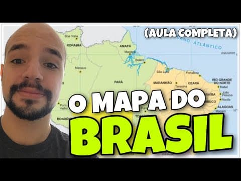 Thumbnail da aula: O mapa do Brasil (AULA COMPLETA) | Ricardo Marcílio