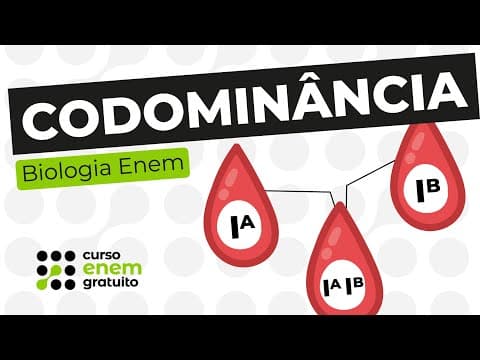 Thumbnail da aula: CODOMINÂNCIA | Biologia para o Enem | Cláudia de Souza Aguiar