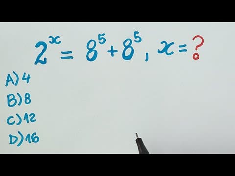 Thumbnail da aula: 🔥 HELP MATEMÁTICA BÁSICA | Equação Exponencial - Consegue resolver?