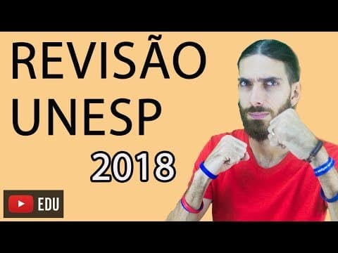 Thumbnail da aula: UNESP 2018 - MATEMÁTICA - REVISÃO!