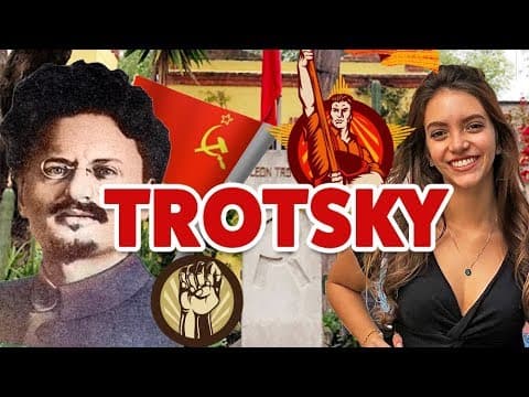 Thumbnail da aula: O ASSASSINATO DE LEON TROTSKY, LÍDER DA REVOLUÇÃO RUSSA - Débora Aladim
