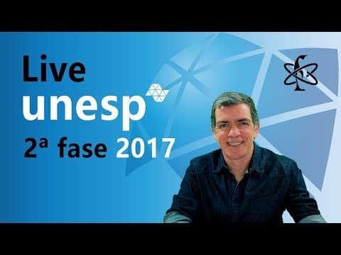 Thumbnail da aula: Unesp 2017 Segunda fase - Resolução de Física ► Prof Pinguim