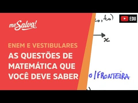 Thumbnail da aula: Me Salva! Enem - As questões de matemática que você deve saber