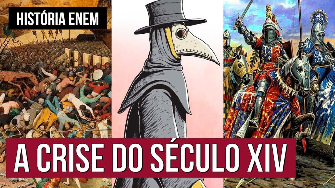 Thumbnail: A CRISE DO SÉCULO XIV E O FIM DO FEUDALISMO: Fome, Peste Negra e Guerra dos 100 Anos | História Enem
