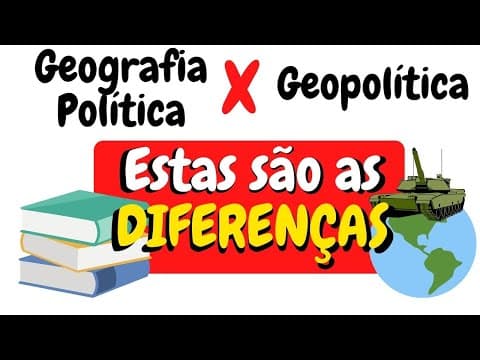 Thumbnail da aula: Geopolítica e Geografia política: Entenda as diferenças!