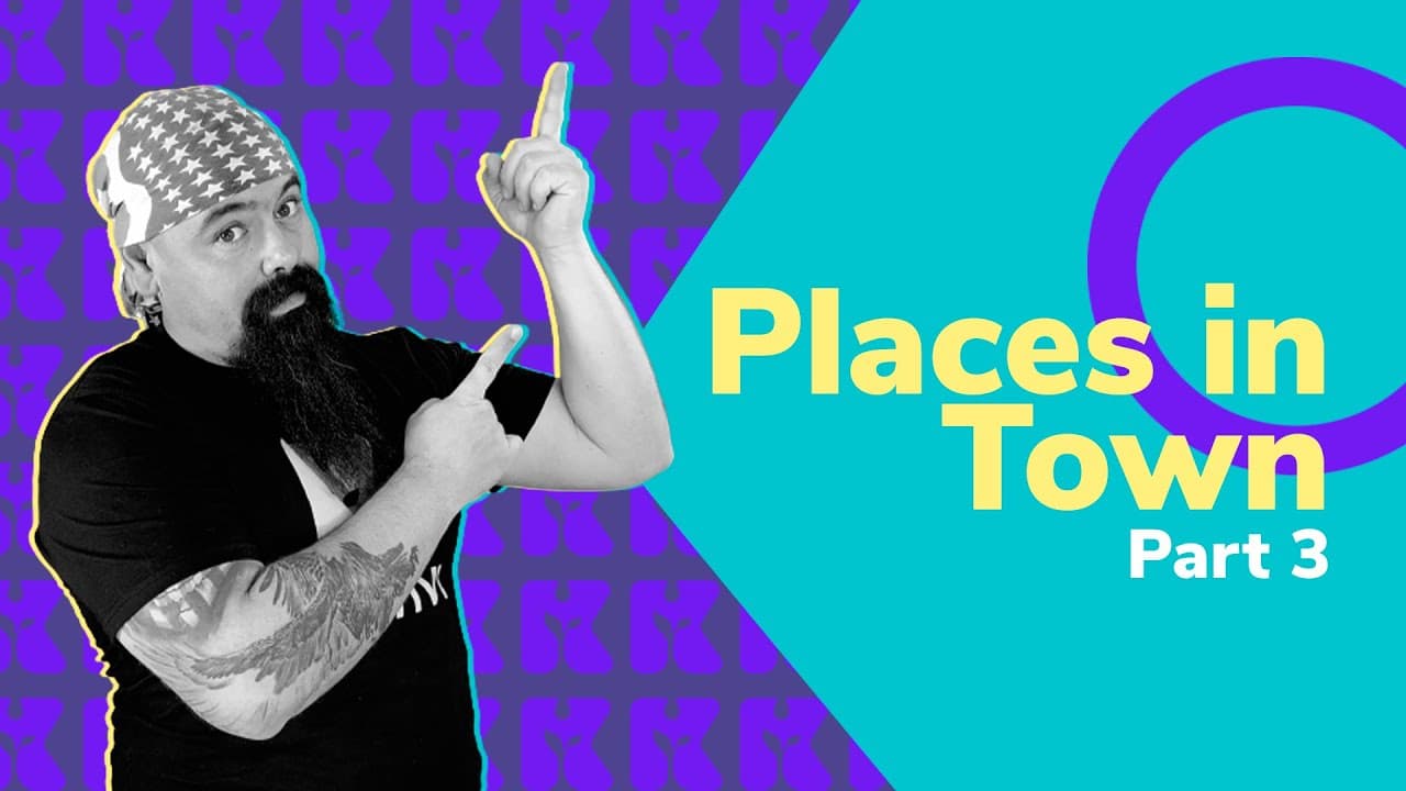 Thumbnail: Places in Town - Part 3 (Lugares na Cidade) | Inglês 2.0