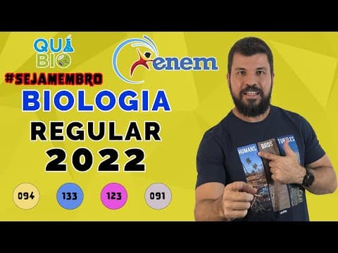 Thumbnail da aula: ENEM 2022 - Questão 94 - O protozoário Trypanosoma cruzi causador da doença de chagas pode ser a nov
