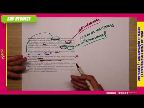 Thumbnail da aula: O USO DAS REDES SOCIAIS COMO FORMA DE AMPLIAR UNIVERSOS FOI (...) | PERCEPÇÃO DAS IDEIAS DO TEXTO