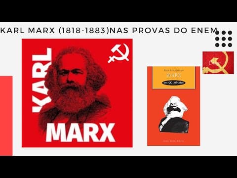 Thumbnail da aula: Karl Marx, Engels e marxismo nas provas do ENEM (2010, 2013, 2016, 2021) e UEG (2013)
