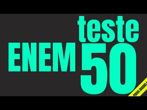 Thumbnail da aula: História no ENEM: q. 50