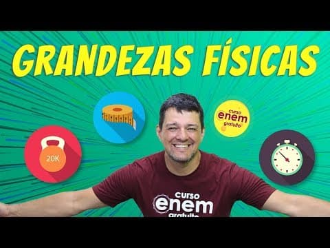 Thumbnail da aula: GRANDEZAS FÍSICAS (ESCALARES E VETORIAIS) | Resumo de Física Enem. |Prof Marcus Rossetto
