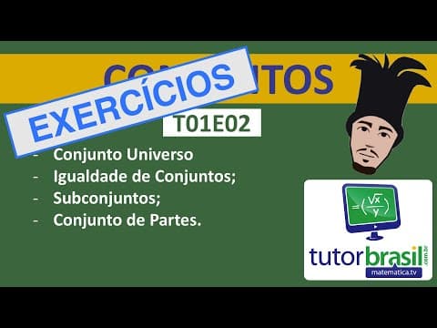 Thumbnail da aula: Exercícios de Conjuntos - Aula 2