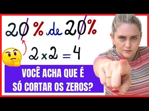 Thumbnail da aula: NÃO SABE PORCENTAGEM? VEJA ESSA DICA!