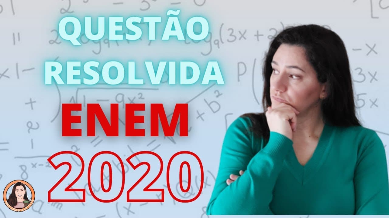 Thumbnail: Enem digital 2020 - Questão 136 prova amarela. Conversão de unidades.