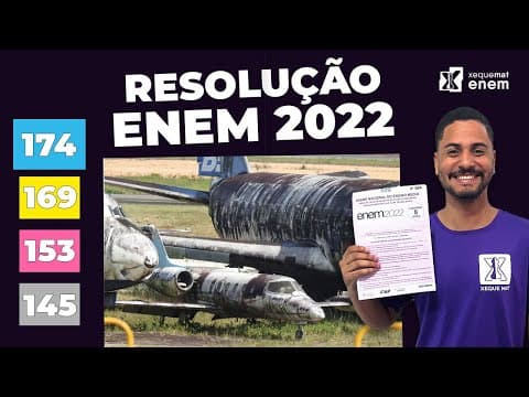 Thumbnail da aula: 🔘Questão 174 - Caderno Azul | Volume da Esfera e do Cilindro | MATEMÁTICA ENEM 2022
