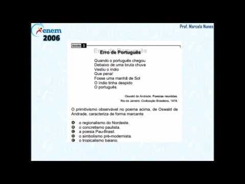 Thumbnail da aula: Enem 2006: compreensão de texto (poema).