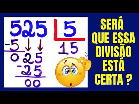 Thumbnail da aula: VOU TE CONTAR ONDE VOCÊ ESTÁ ERRANDO NA HORA DE DIVIDIR!!