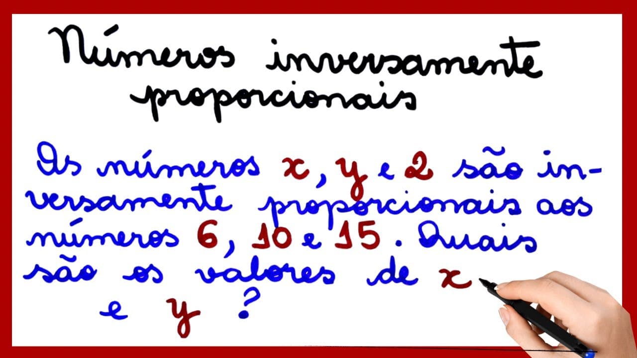 Thumbnail: NÚMEROS INVERSAMENTE PROPORCIONAIS!!!
