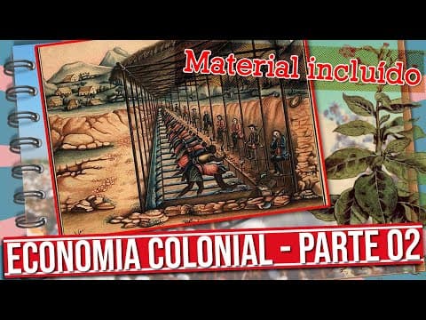 Thumbnail da aula: ECONOMIA COLONIAL MINERAÇÃO ALGODÃO E TABACO