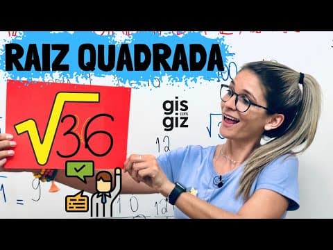 Thumbnail da aula: RAIZ QUADRADA 6 ANO - \Prof.Gis/