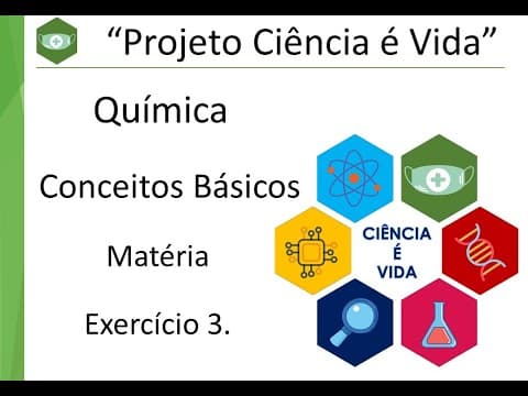Thumbnail da aula: Exercício 03 (Unesp-SP) - Matéria - Conceitos Básicos - Química