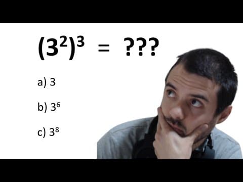 Thumbnail da aula: DESAFIO DE POTENCIAÇÃO - MATEMÁTICA BÁSICA