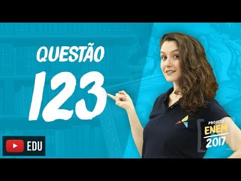 Thumbnail da aula: Enem 2016 - Linguagens | Questão 123 (Caderno Rosa)