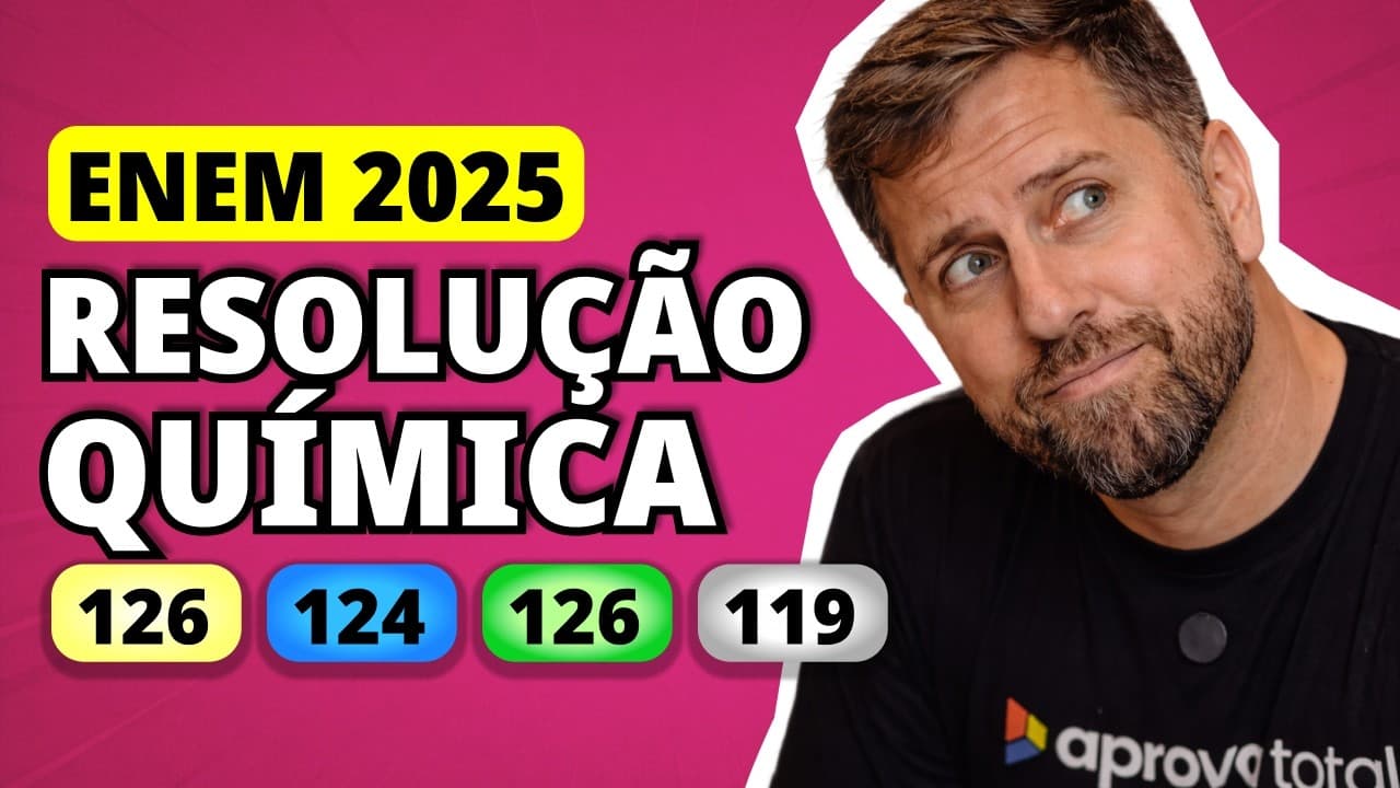 Thumbnail: ENEM 2025 QUÍMICA – Questão 126 | Objetos de prata escurecem em contato com compostos contendo