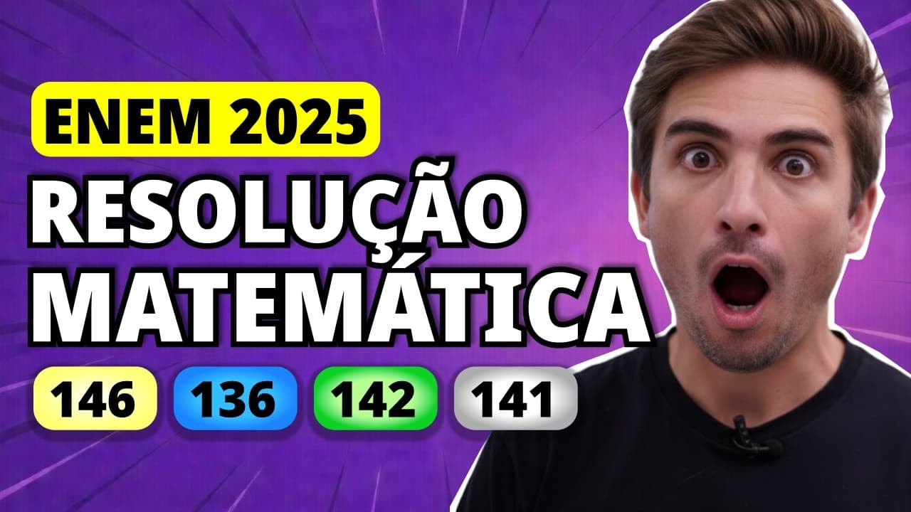 Thumbnail: ENEM 2025 Matemática – Questão 146 | Uma pessoa pretende instalar um kit de gás natural veicular