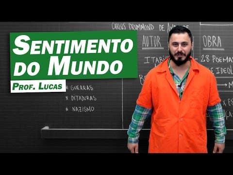 Thumbnail da aula: Literatura - Livro: Sentimento do Mundo