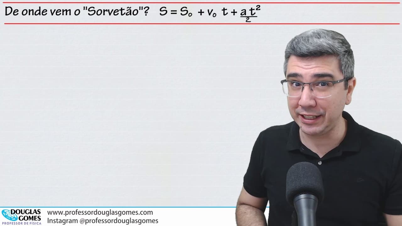 Thumbnail: De onde vem o "Sorvetão" do movimento acelerado? | Curiosidade e aprofundamento