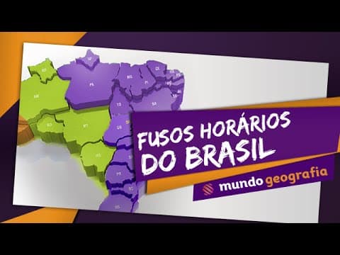Thumbnail da aula: 🌎 Terra (5/6): Fusos Horários do Brasil - Geografia - ENEM