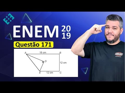 Thumbnail da aula: ✅ QUESTÃO 171 ENEM 2019 (Caderno Amarelo) 👉🏻 Construir figuras de diversos tipos