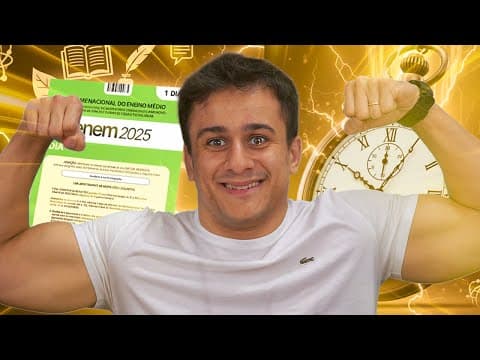 Thumbnail da aula: TENTANDO GABARITAR LINGUAGENS em 1 hora (enem 2024)