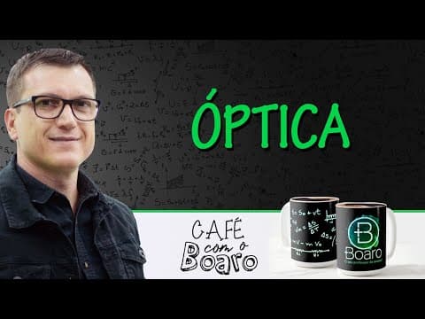 Thumbnail da aula: ÓPTICA - EXERCÍCIOS PARA REVISÃO DE FÍSICA - Café com o Professor Boaro.